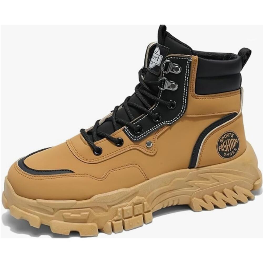 Men's High Top Fashion Sneakers Casual Walking Shoes Chunky Boots size 10 NEW